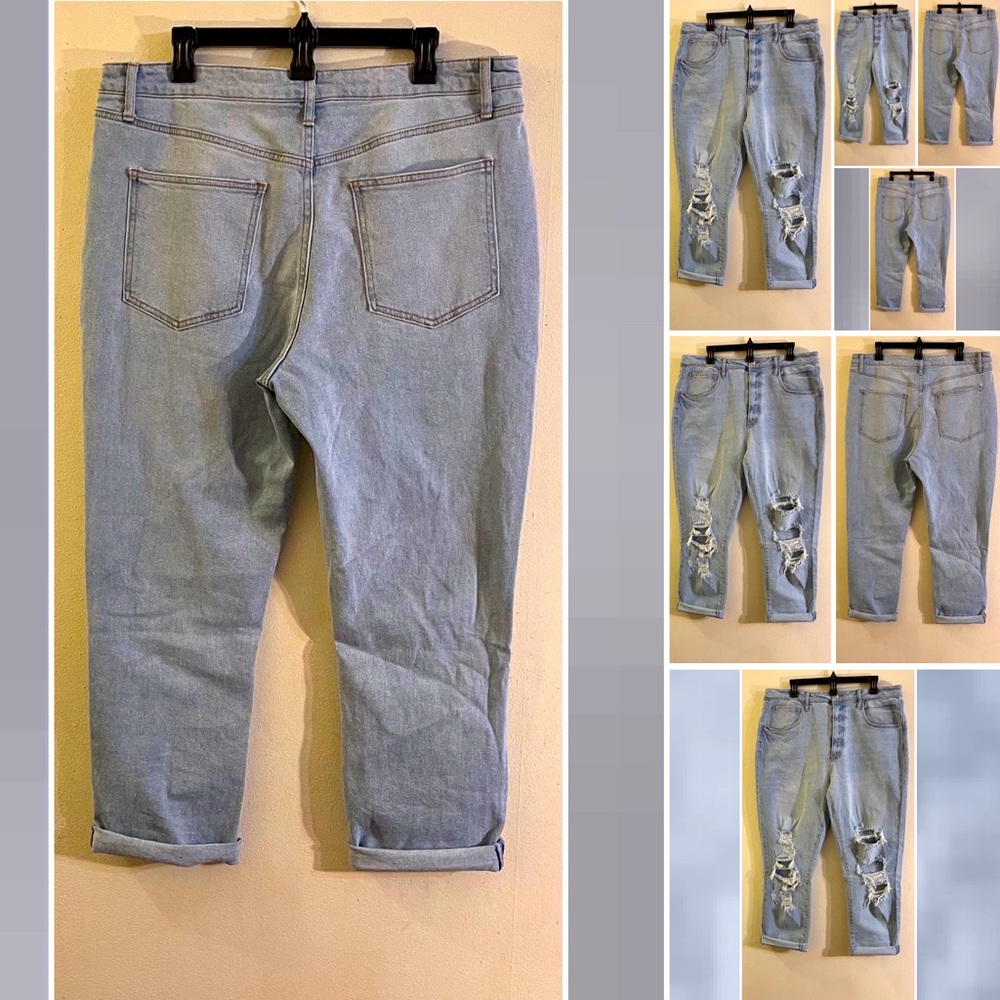 Distressed High Rise Jeans - Picture 5 of 9